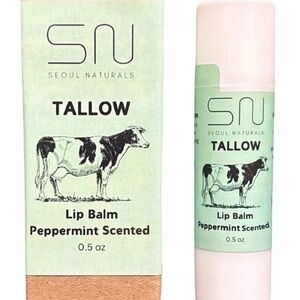 BIG Tallow Peppermint Lip Balm - Cream